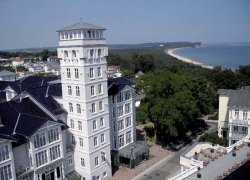 Luftaufnahme des Hotel Hanseatic Rügen Villen